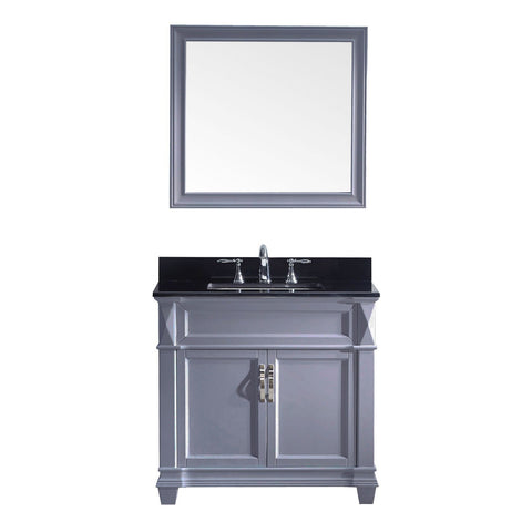 Image of 36" Single Bathroom Vanity MS-2636-BGSQ-GR
