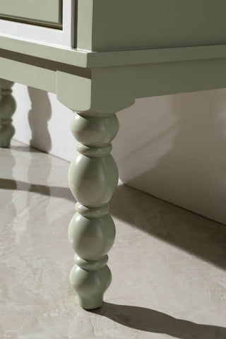 Image of 40.5" WOOD SINK VANITY WITH ARTIFICIAL STONE TOP-NO FAUCET WH6340