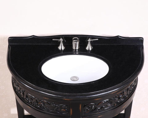 Image of 41" SOLID WOOD SINK VANITY WITH GRANITE TOP-NO FAUCET AND BACKSPLASH WH2941