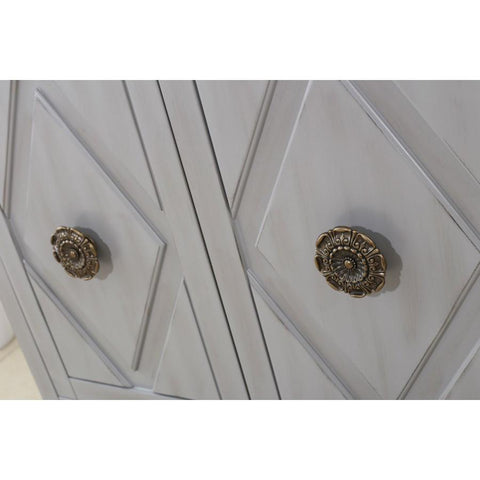 Image of 48" GRAY SINK VANITY CABINET MATCH WITH WLF6036-49 TOP, NO FAUCET WLF7036-48