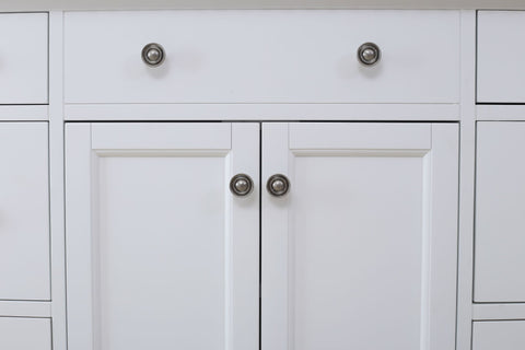 Image of 48" MATT WHITE SINK VANITY WITH QUARTZ TOP WLF6036-48W