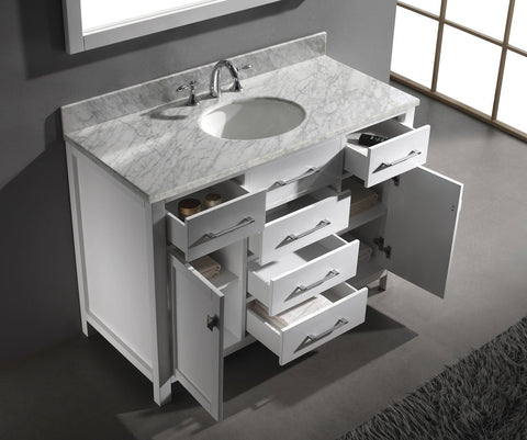 Image of 48" Single Bathroom Vanity MS-2048-WMRO-CG
