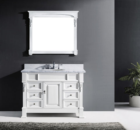 Image of 48" Single Bathroom Vanity MS-2948-WMRO-DW