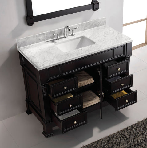 Image of 48" Single Bathroom Vanity MS-2948-WMRO-DW