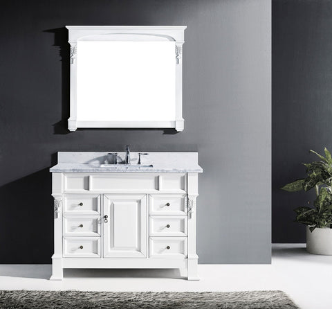 Image of 48" Single Bathroom Vanity MS-2948-WMRO-DW