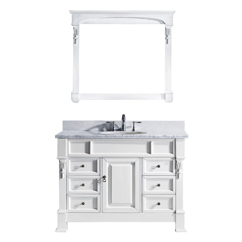Image of 48" Single Bathroom Vanity MS-2948-WMRO-WH