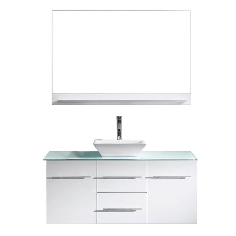 Image of 48" Single Bathroom Vanity MS-420-G-WH