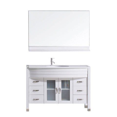 Image of 48" Single Bathroom Vanity MS-509-S-WH