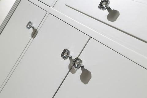 Image of 48" WOOD SINK VANITY WITH ARTIFICIAL STONE TOP-NO FAUCET WH6148