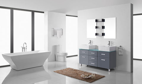 Image of 55" Double Bathroom Vanity UM-3063-G-ES