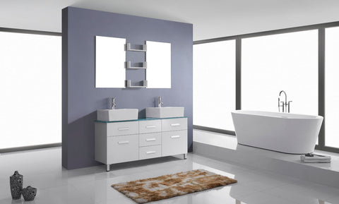 Image of 55" Double Bathroom Vanity UM-3063-G-ES