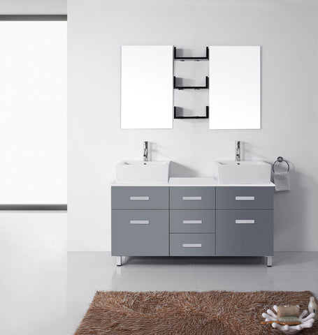 Image of 55" Double Bathroom Vanity UM-3063-G-ES