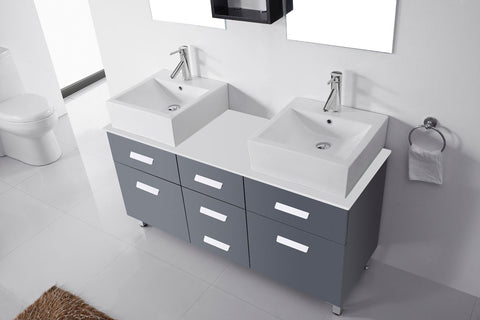 Image of 55" Double Bathroom Vanity UM-3063-G-ES