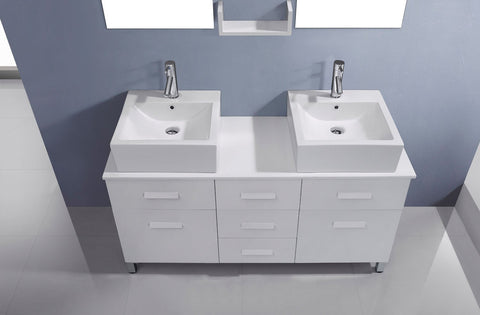 Image of 55" Double Bathroom Vanity UM-3063-G-ES