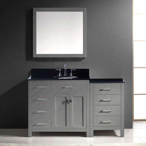 Image of 57" Single Bathroom Vanity MS-2157L-BGRO-ES