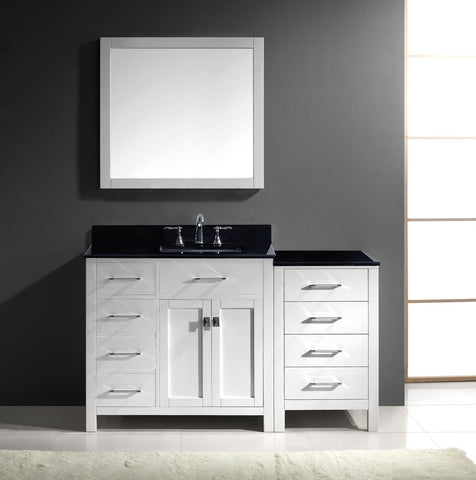 Image of 57" Single Bathroom Vanity MS-2157L-BGRO-ES