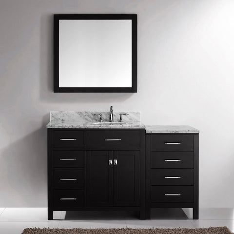 Image of 57" Single Bathroom Vanity MS-2157L-WMRO-ES