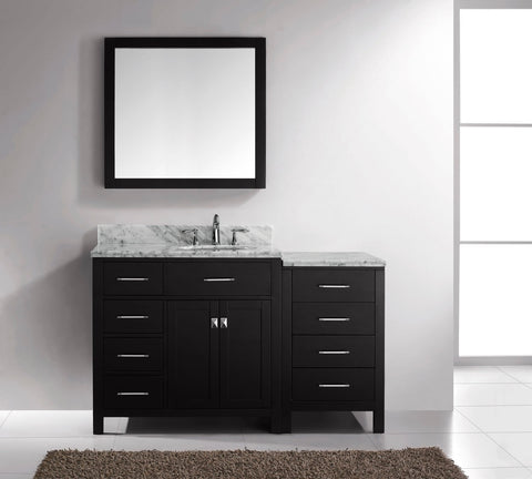 Image of 57" Single Bathroom Vanity MS-2157L-WMRO-ES