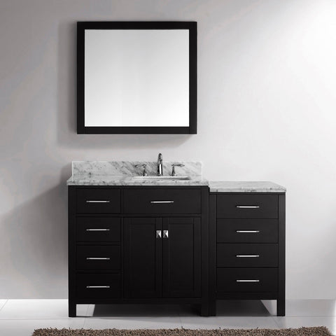 Image of 57" Single Bathroom Vanity MS-2157L-WMRO-ES
