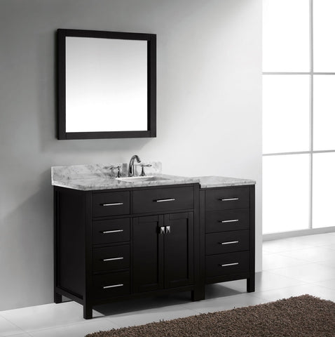 Image of 57" Single Bathroom Vanity MS-2157L-WMRO-ES