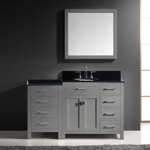 Image of 57" Single Bathroom Vanity MS-2157R-BGRO-ES