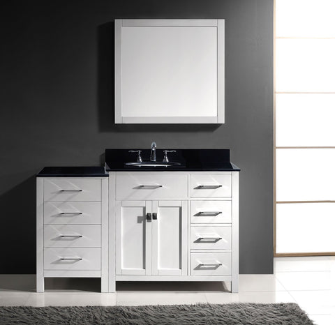 Image of 57" Single Bathroom Vanity MS-2157R-BGRO-ES