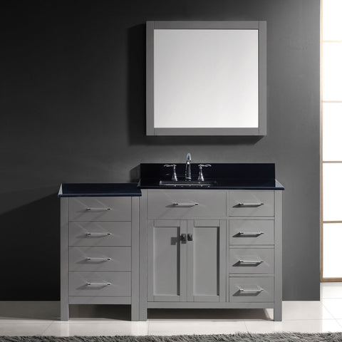Image of 57" Single Bathroom Vanity MS-2157R-BGRO-ES