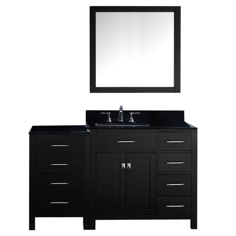 Image of 57" Single Bathroom Vanity MS-2157R-BGSQ-ES