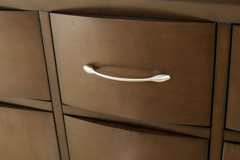 Image of 60" ANTIQUE COFFEE SINK VANITY WITH QUARTZ TOP, NO FAUCET WLF7030-60