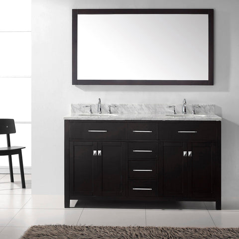 Image of 60" Double Bathroom Vanity MD-2060-WMRO-CG
