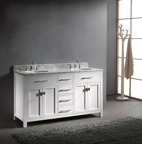 Image of 60" Double Bathroom Vanity MD-2060-WMRO-CG