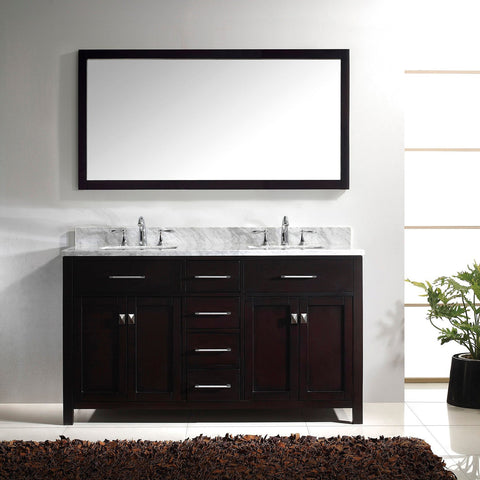 Image of 60" Double Bathroom Vanity MD-2060-WMRO-CG