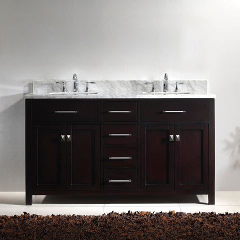 Image of 60" Double Bathroom Vanity MD-2060-WMRO-CG