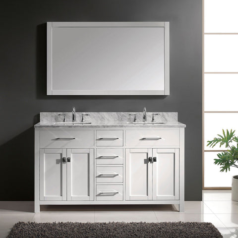 Image of 60" Double Bathroom Vanity MD-2060-WMRO-CG