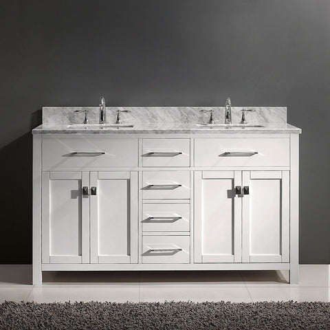 Image of 60" Double Bathroom Vanity MD-2060-WMRO-CG