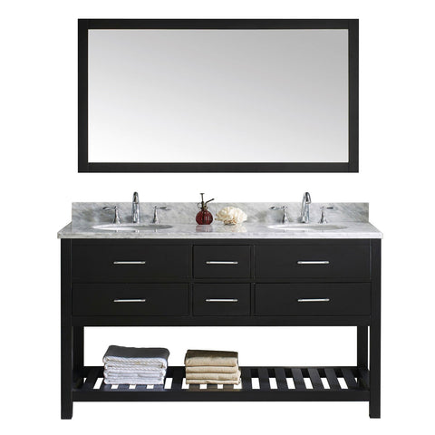 Image of 60" Double Bathroom Vanity MD-2260-WMRO-ES-010