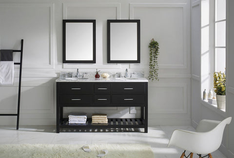 Image of 60" Double Bathroom Vanity MD-2260-WMRO-ES