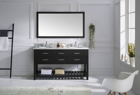 Image of 60" Double Bathroom Vanity MD-2260-WMRO-ES
