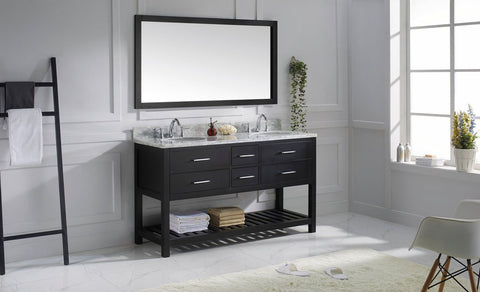 Image of 60" Double Bathroom Vanity MD-2260-WMRO-ES