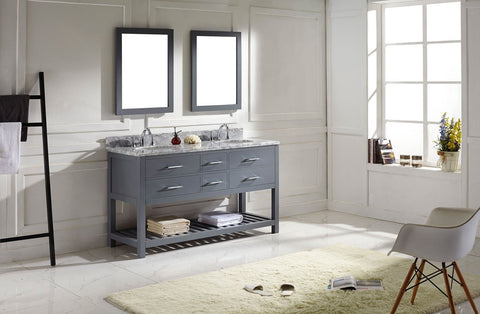 Image of 60" Double Bathroom Vanity MD-2260-WMRO-ES