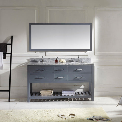 Image of 60" Double Bathroom Vanity MD-2260-WMRO-ES