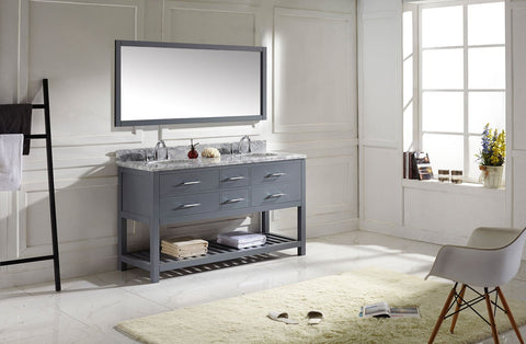 Image of 60" Double Bathroom Vanity MD-2260-WMRO-ES