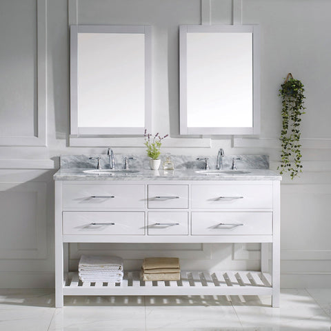 Image of 60" Double Bathroom Vanity MD-2260-WMRO-ES