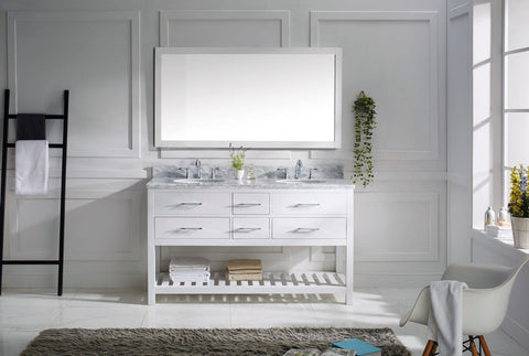 Image of 60" Double Bathroom Vanity MD-2260-WMRO-ES