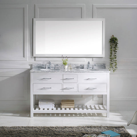 Image of 60" Double Bathroom Vanity MD-2260-WMRO-ES