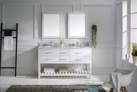 Image of 60" Double Bathroom Vanity MD-2260-WMRO-ES