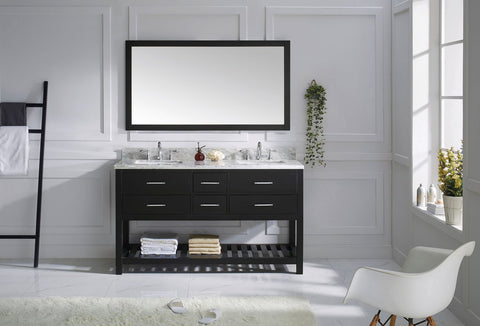 Image of 60" Double Bathroom Vanity MD-2260-WMSQ-ES