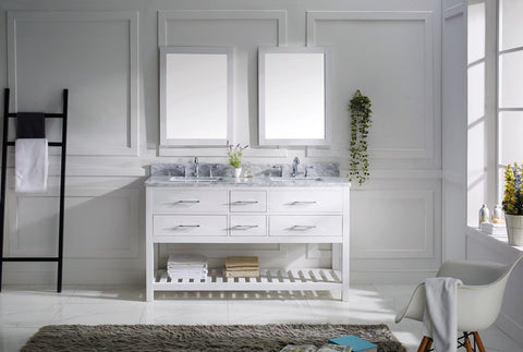 Image of 60" Double Bathroom Vanity MD-2260-WMSQ-ES