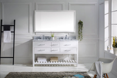 Image of 60" Double Bathroom Vanity MD-2260-WMSQ-ES