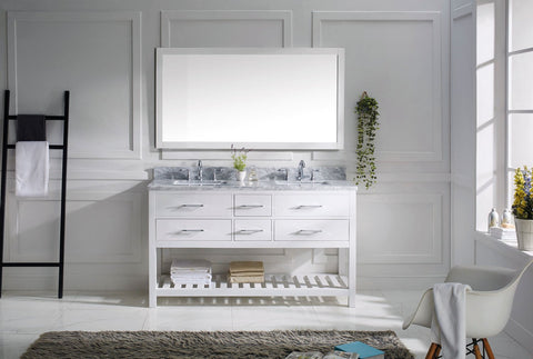 Image of 60" Double Bathroom Vanity MD-2260-WMSQ-ES
